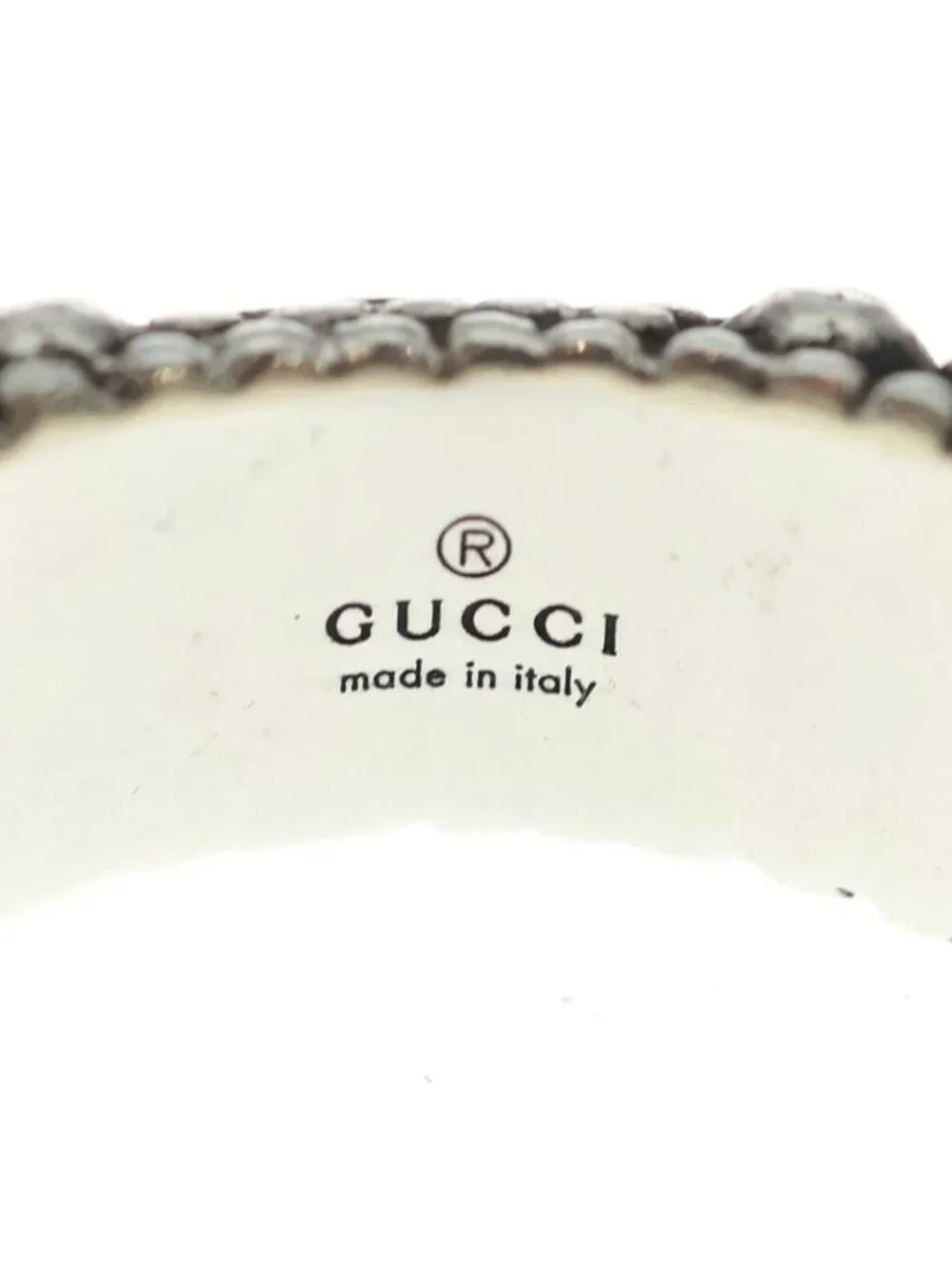 Gucci Tiger Head Ring Silver